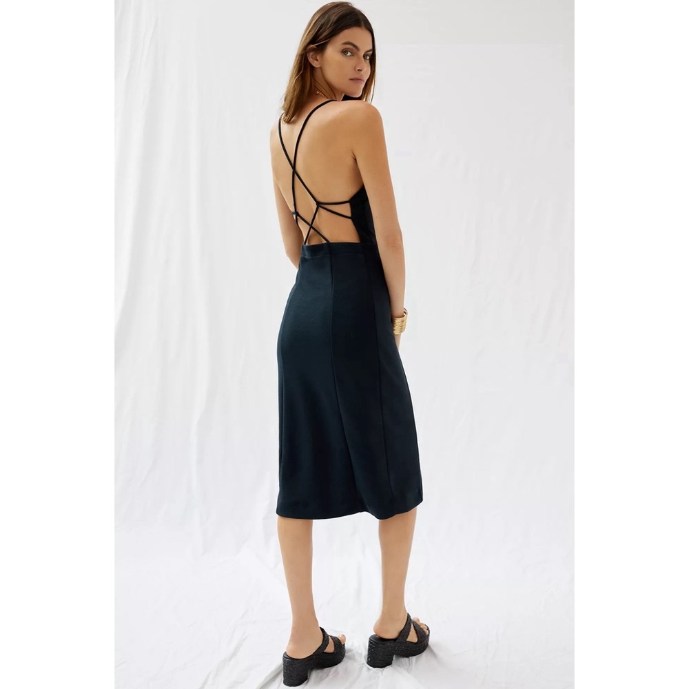 Anthropologie Slim Strappy Midi Dress NWT Size XL - Picture 4 of 14